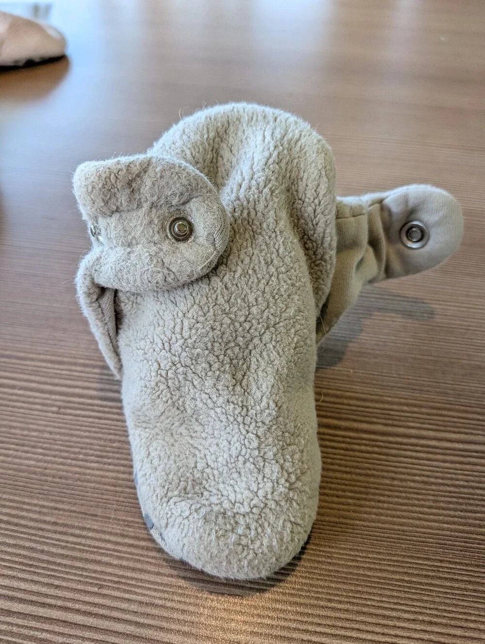 Zutano Organic Cotton Booties in Cream